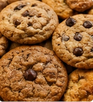 Fresh-baked cookies